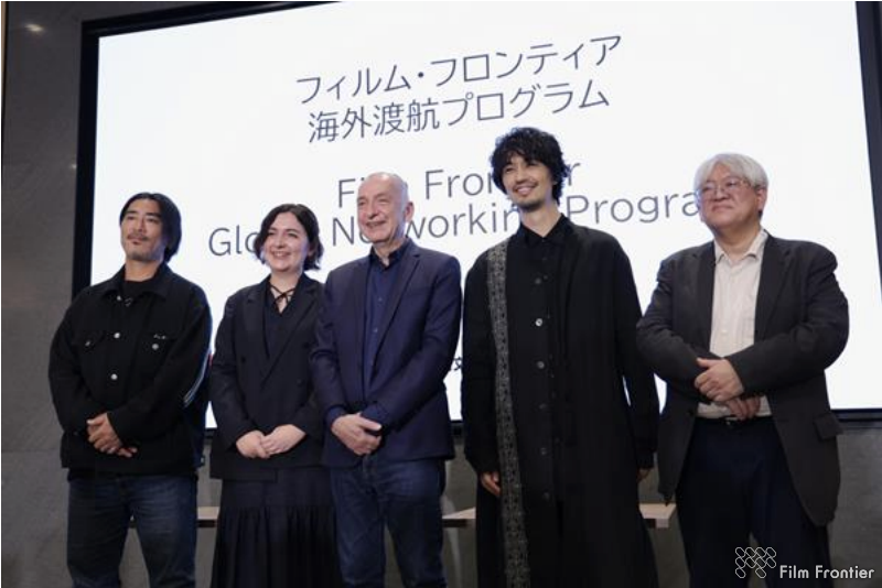 11/1(金)発表イベントに登壇した長谷井監督、川和田監督、クリスチャン・ジュンヌ氏、齊藤工氏、市山尚三氏 会場:LEXUS MEETS...